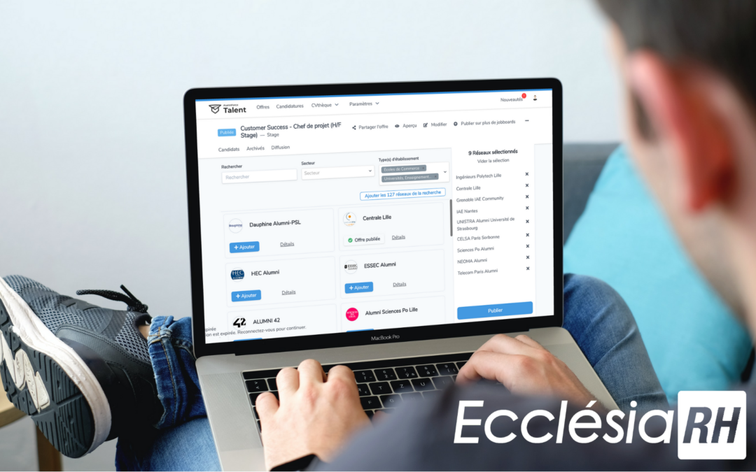 Témoignage Ecclésia RH – Gagner du temps et de la notoriété avec sa recherche de candidats